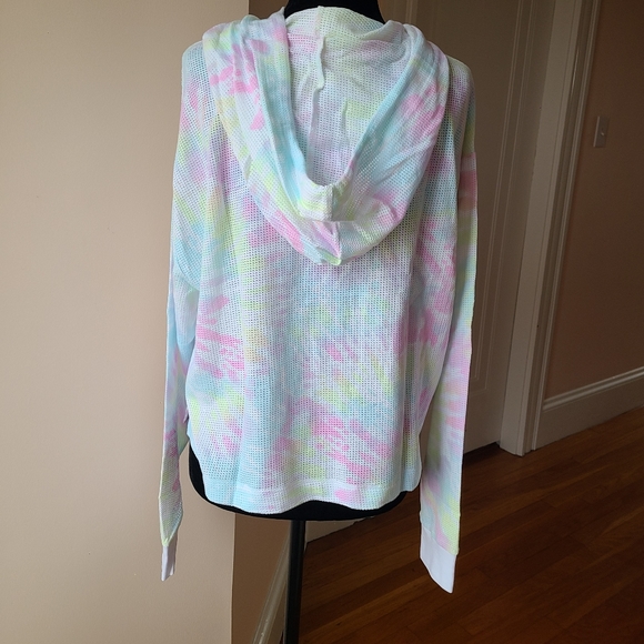 Pink Mesh Pullover Tie Dye - Picture 4 of 8